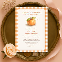 Little Pumpkin Fall Autumn Baby Shower