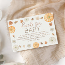 Little Pumpkin Fall Baby Shower Books For Baby