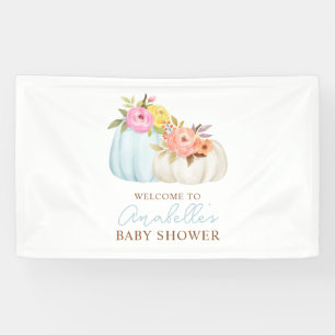 Little Pumpkin Fall Baby Shower Personalised Banner