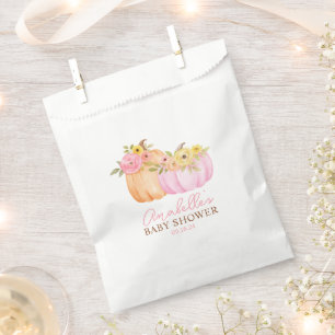 Little Pumpkin Fall Baby Shower Personalised Favour Bags