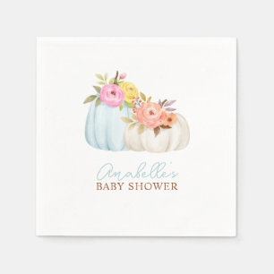 Little Pumpkin Fall Baby Shower Personalized Napkin