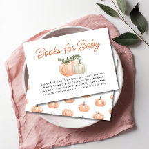Little Pumpkin Fall Books for Baby Shower