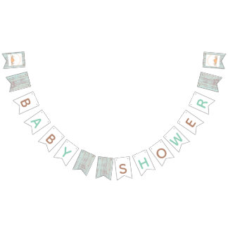 Little Pumpkin Fall Rustic Baby Shower Bunting