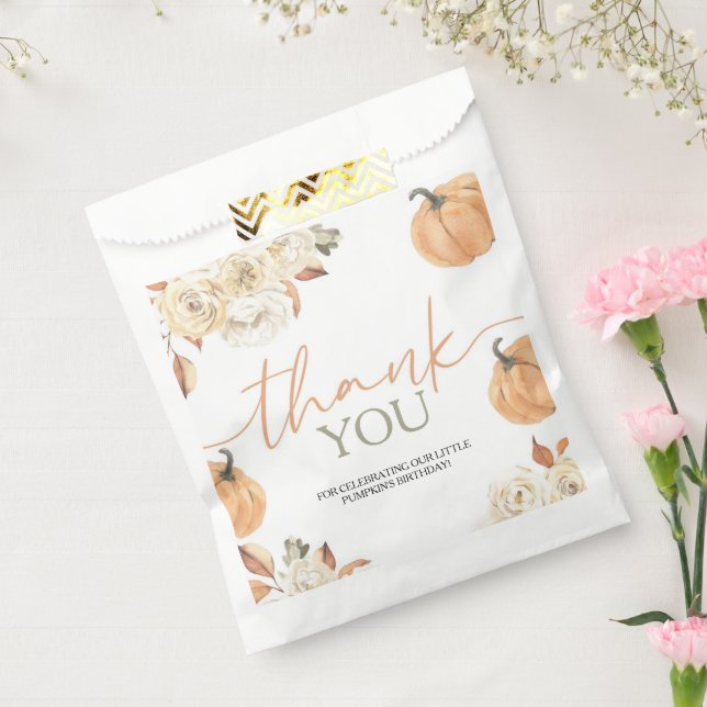 Little Pumpkin First Birthday  Favour Bags (Sealed)