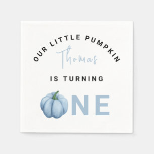 Little Pumpkin first Birthday Party  Napkin