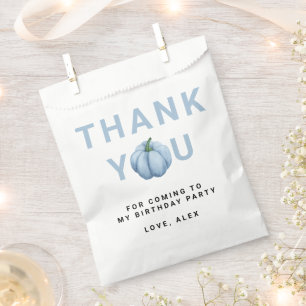 Little Pumpkin first Birthday Party Thank you Favour Bags