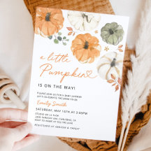 Little Pumpkin Gender Neutral Baby Shower