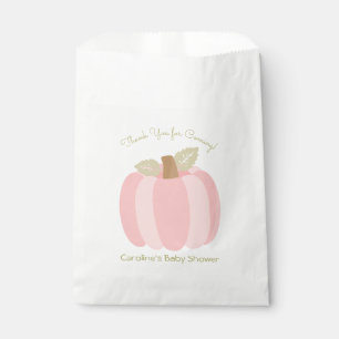 Little Pumpkin Girl Baby Shower Favour Bags