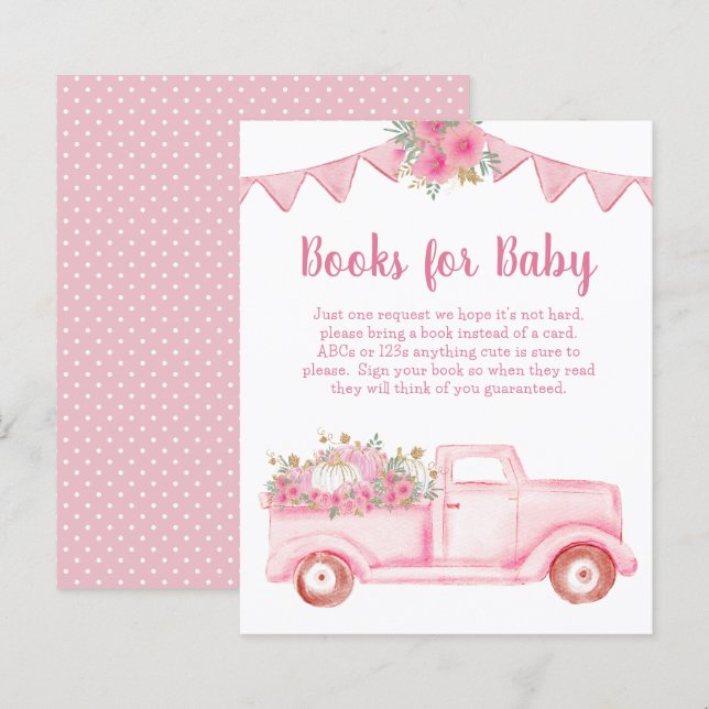 Little Pumpkin Girl Books for Baby (Front/Back)