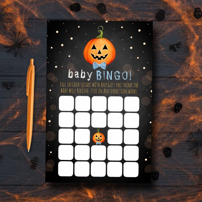 Little Pumpkin Halloween Baby Shower Bingo (Creator Uploaded)