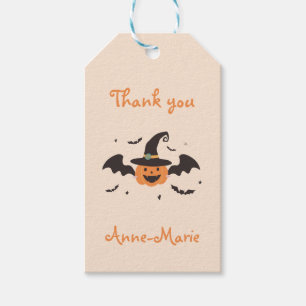 Little Pumpkin Halloween Thank you Gift Tags