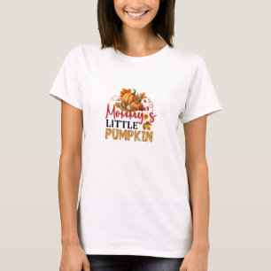 Little Pumpkin is on The Way Autumn Baby Shower T-Shirt