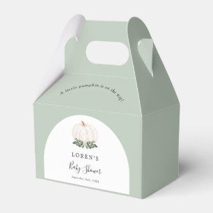 Little Pumpkin Is On The Way Baby Shower Favour Box