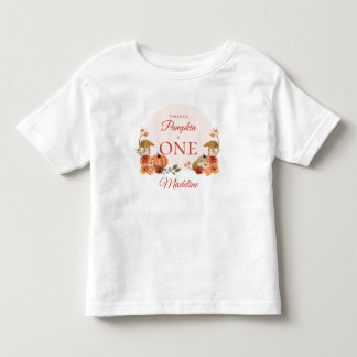 Little Pumpkin Is One First Birthday Toddler T-Shirt