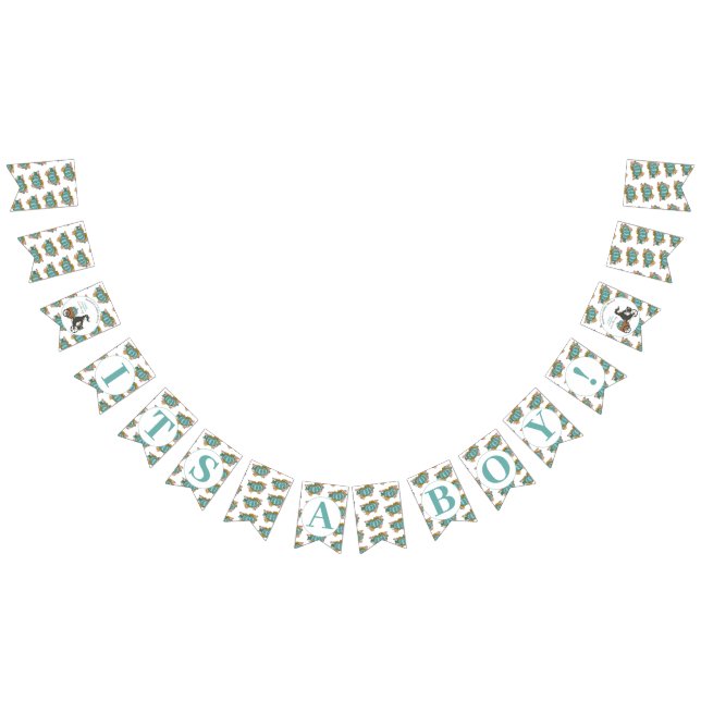 Little Pumpkin It's a Boy Baby Shower Bunting (All)