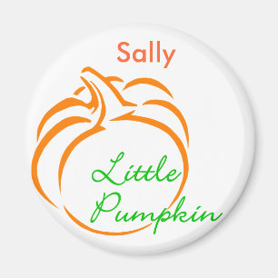 Little Pumpkin Line Art Magnet