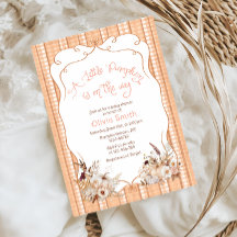 Little Pumpkin On The Way Baby Shower