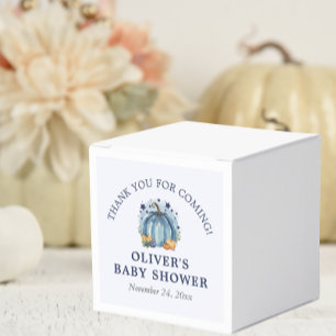 Little Pumpkin On The Way Boy Baby Shower Party Favour Box