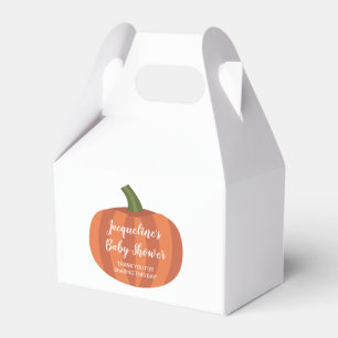 Little Pumpkin On The Way Fall Baby Shower Favour Box