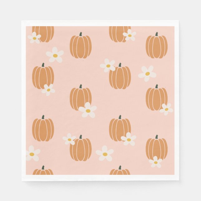 Little Pumpkin Paper Napkins (Front)
