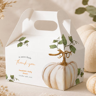 Little Pumpkin Thank you Baby Shower Favour Box