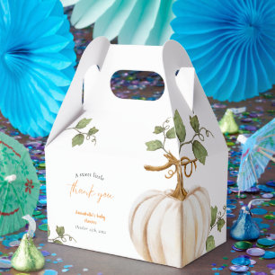 Little Pumpkin Thank you Baby Shower Favour Box