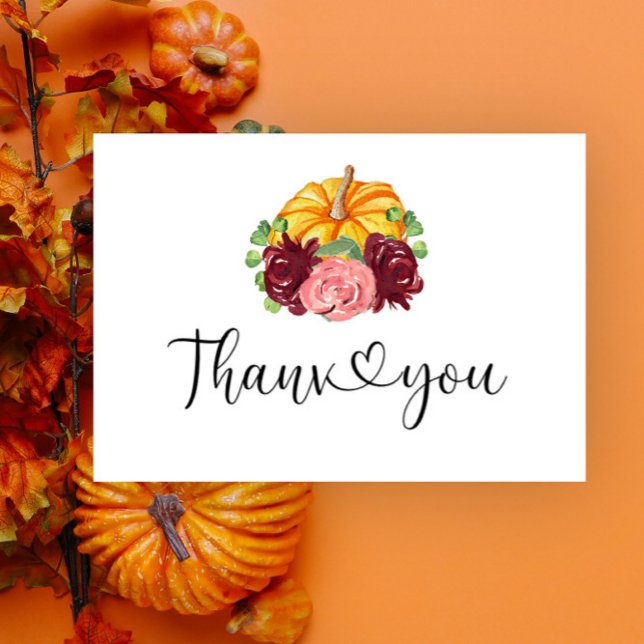 Little pumpkin thank you card (Creator Uploaded)