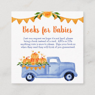 Little Pumpkin Triplet Boy Books for Babies Enclosure Card