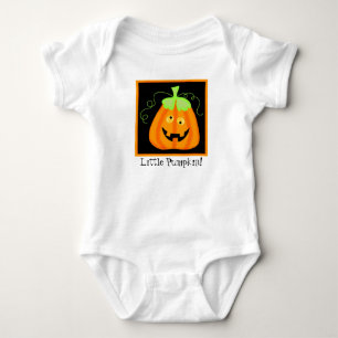 "Little Pumpkin" Whimsy Halloween Pumpkin Custom Baby Bodysuit