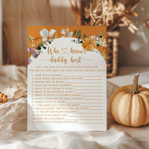 Little pumpkin who knows daddy best game