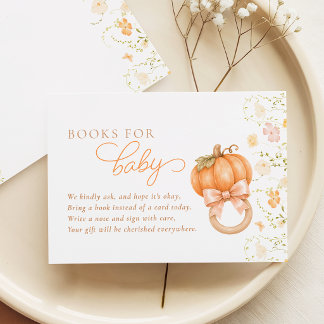 Little Pumpkin Wildflowers Books For Baby Cards