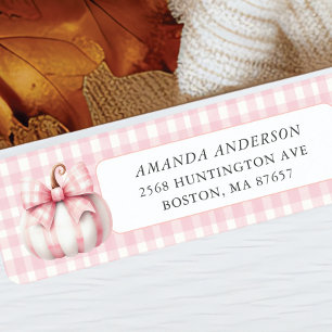 Little Pumpkin's Pink Gingham