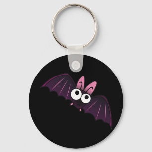 LITTLE PURPLE & PINK BIG-EYED BAT KEY RING