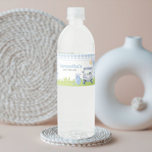 Little Putter Golf Baby Shower Water Bottle Label