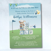 Little Putter on the Way Golf Baby Shower