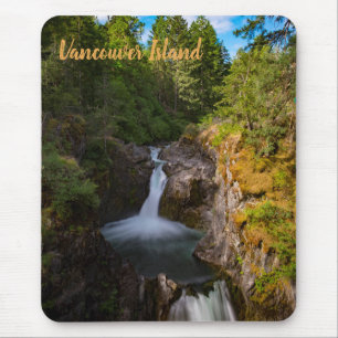 Little Qualicum Falls Vancouver Island Canada Mouse Mat