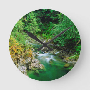 Little Qualicum River Round Clock