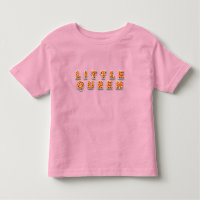 Little Queen Letters Made Of Pepperoni Pizza