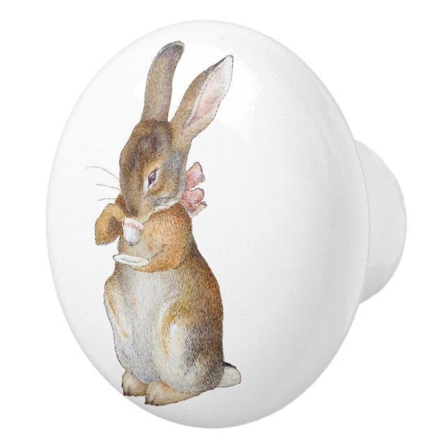 Little Rabbit Baby Nursery Children Kids Ceramic Knob (Right)