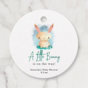 Little Rabbit - baby shower  Favour Tags