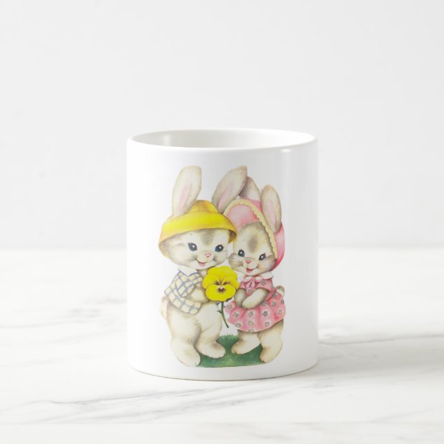 Little rabbits coffee mug (Center)