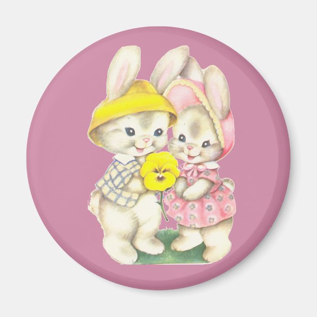 Little rabbits magnet (Front)