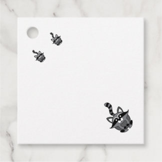 Little Raccoon Favour Tags