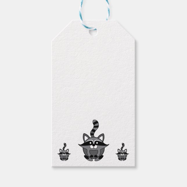 Little Raccoon Gift Tags (Front)