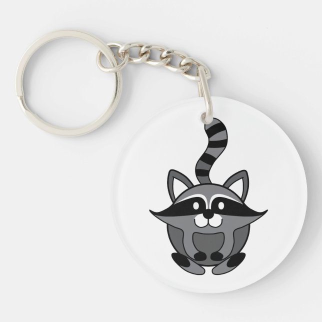 Little Raccoon Key Ring (Front)