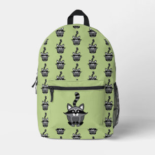 Little Raccoon Print Cut Sew Bag