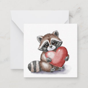 Little Racoon Flat  Card