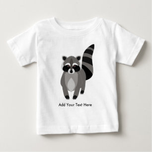 Little Racoon Rascal Personalised Baby T-Shirt