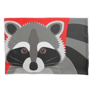 Little Racoon Rascal Pillowcase