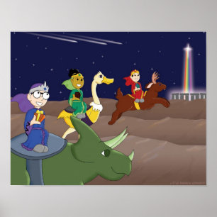 Little Rainbow Comics: Follow Your Own Star Poster